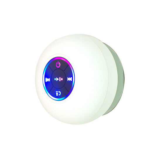 PRUEBABig Suction Cup Waterproof Bluetooth Speaker LED Light Emitting