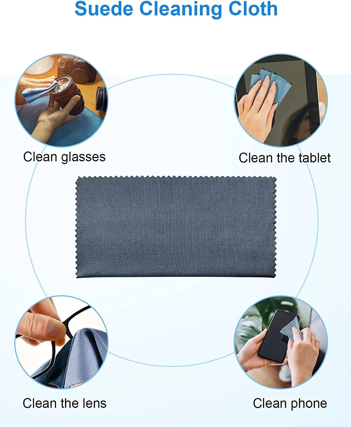 [8 in 1] Cleaner Kit for Airpod,Supfine Cleaning Pen with Brush for Airpods Pro,Multi-Function Cleaner Kit for Earbuds,Earphone,Ipod,Keyboard,Iphone,Ipad,Laptop(White)